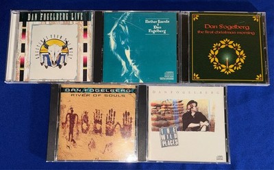 LOT-(5) Dan Fogelberg CD CLEAN DISCS Live/Nether Lands/Christmas/Wild/River Soul