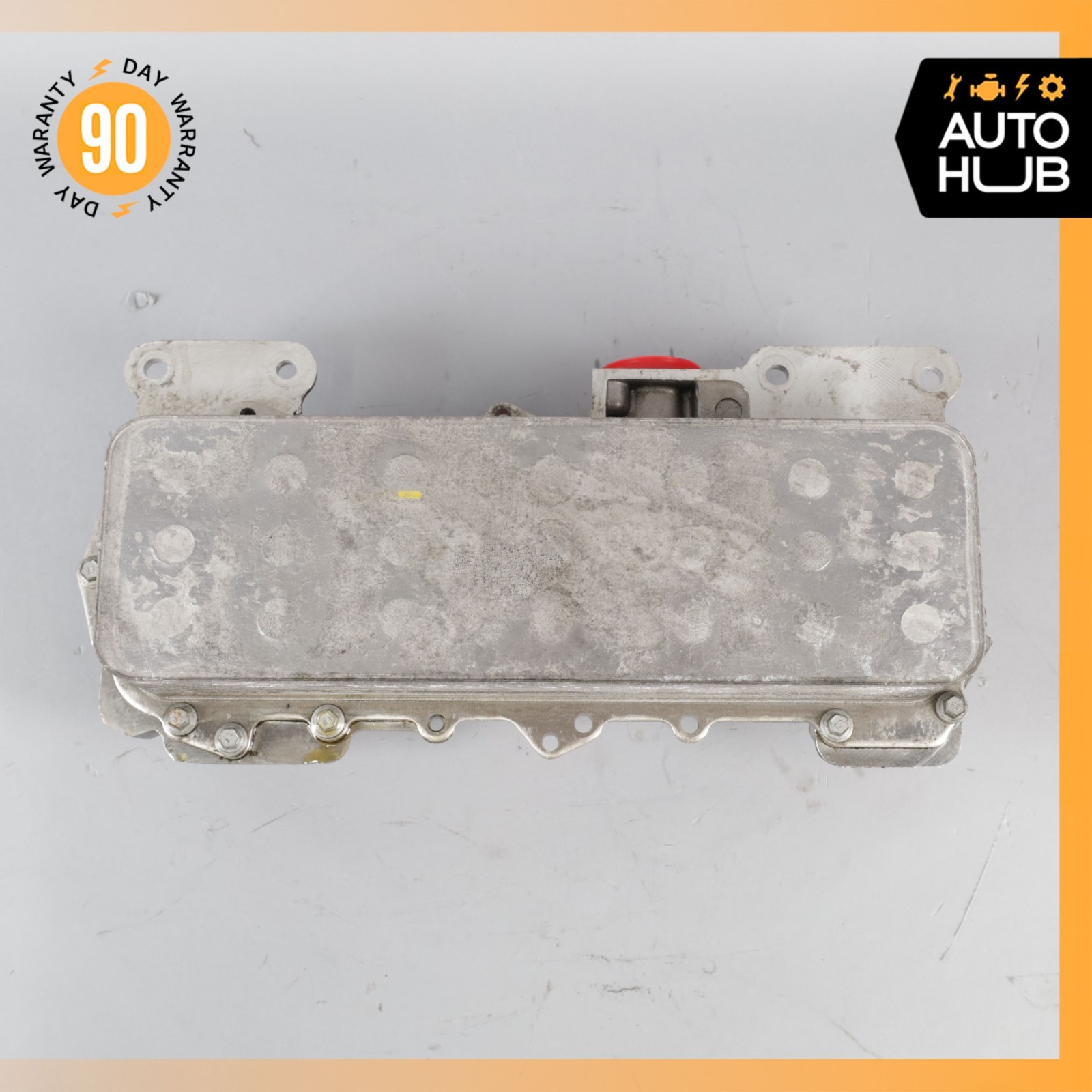 06-17 Aston Martin V8 Vantage Engine Oil Cooler Radiator w/ Adaptor OEM 26k