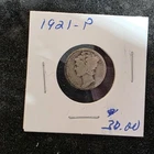 1921-P Mercury (Winged Liberty Head) Dime 10C Silver Business Strike Circulated