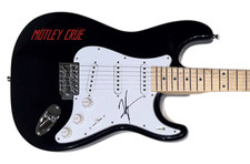 Vince Neil Motley Crue Signed Autograph Electric Guitar Band Lead Singer JSA COA