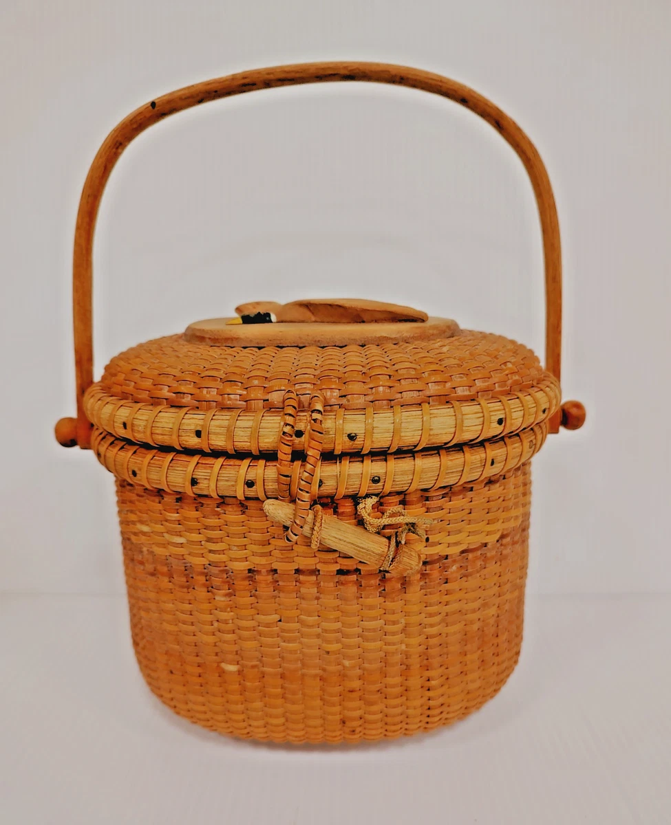 Nantucket Basket Purse In Collectible Baskets for sale | eBay