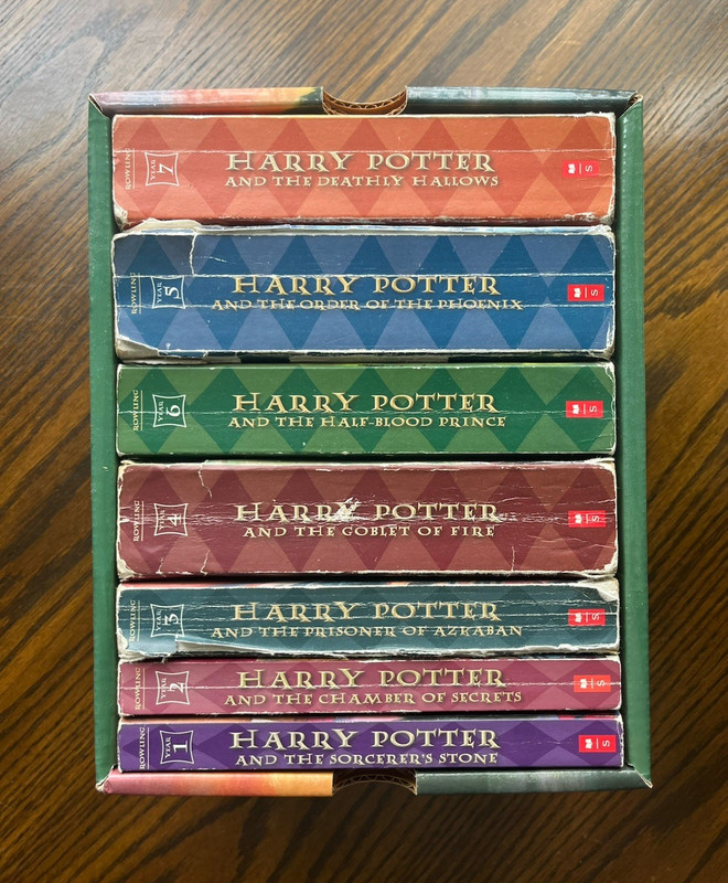 Scholastic Harry Potter Complete Series Book Set Box Set Fantasy Franchise