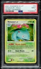 2007 POKEMON D&P SECRET WONDERS VENUSAUR LV. 51 #20/132 HOLO BLEED FOIL PSA 9 E5