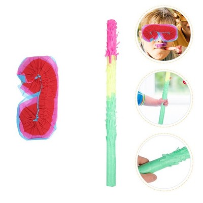  1 Set Party mehrfarbiger Pinata-Stick, lustiger Kinder-Pinata-Stick mit