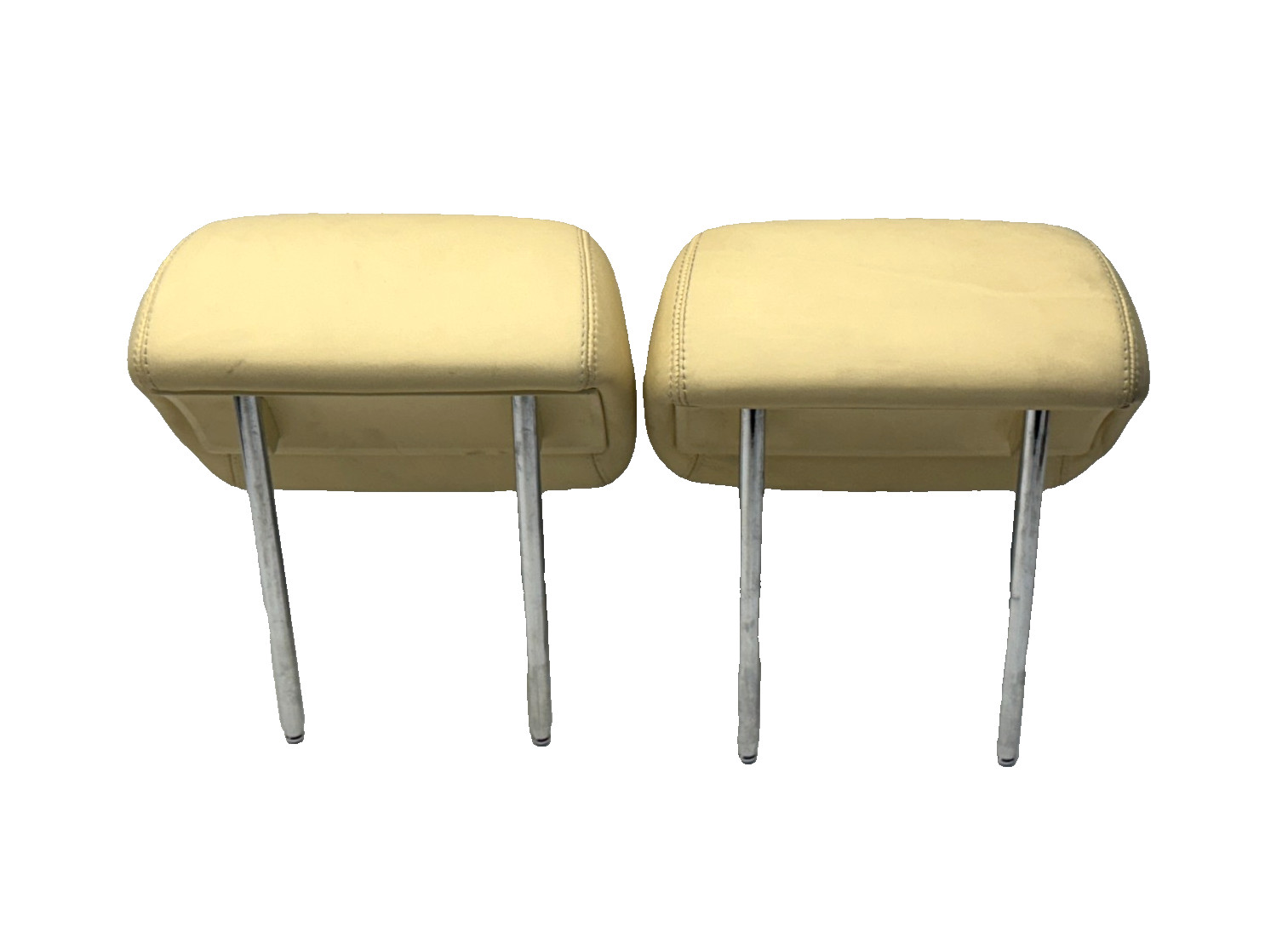 06-12 Bentley Continental Flying Spur Rear Seat Headrest Beige Set PO43 OEM