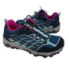 Merrell Kids Waterproof Hiking Shoes Navy Blue Pink MK164176 Size 3M US