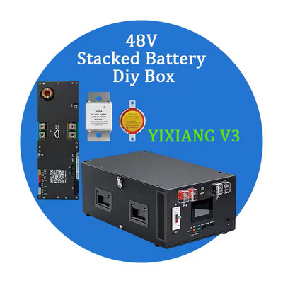 YIXIANG V3 Gehäuse, V19 JK BMS 200A, JK-PB2A16S20P, schwarz, NEUE Version