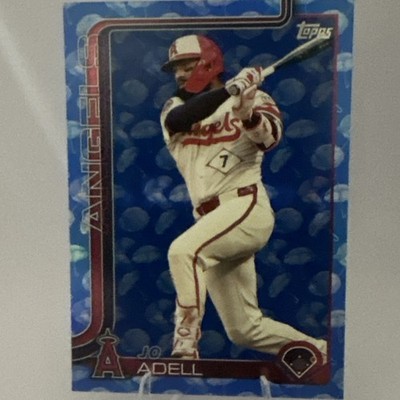 Jo Adell Topps 2025 Easter Umbrellas Parallel Los Angeles Angels /10 #296 SSP