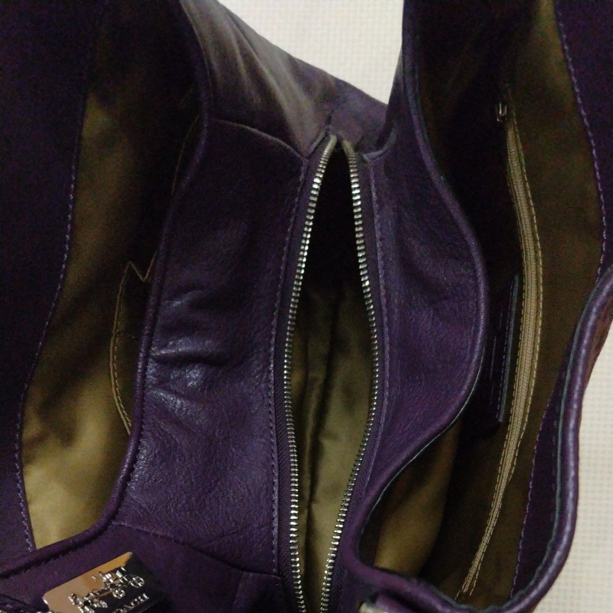 Handbag COACH Purple 11a thumbnail 5