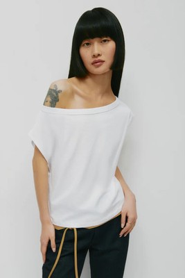 Women's Off Shoulder Tee, Kotn, size M & S