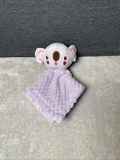 Purple Koala Bear Lovey Plush Textured Waffle Weave Security Blanket Toy NuNu