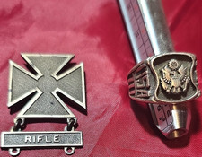 Men s  925 USA Eagle Engraved Signed Signet R...