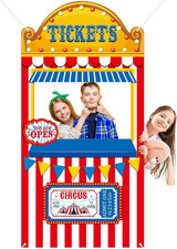 Carnival Circus Party Decorations Carnival Ticket Booth Circus Theme Photo Booth