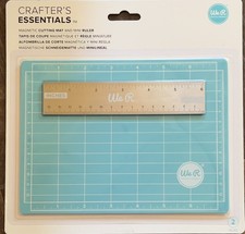 We R Memory Keepers Crafter  s Essentials Magnetic Cutting Mat  Mini Ruler New
