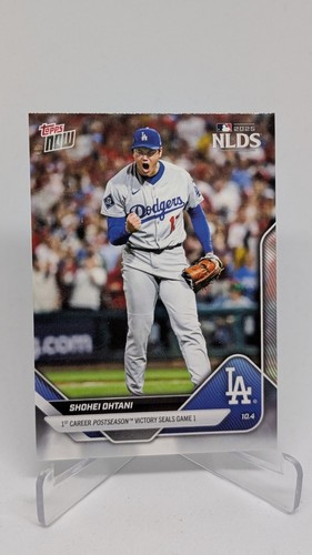 Shohei Ohtani 1st Postseason Win 2025 MLB Topps NOW Card 821 