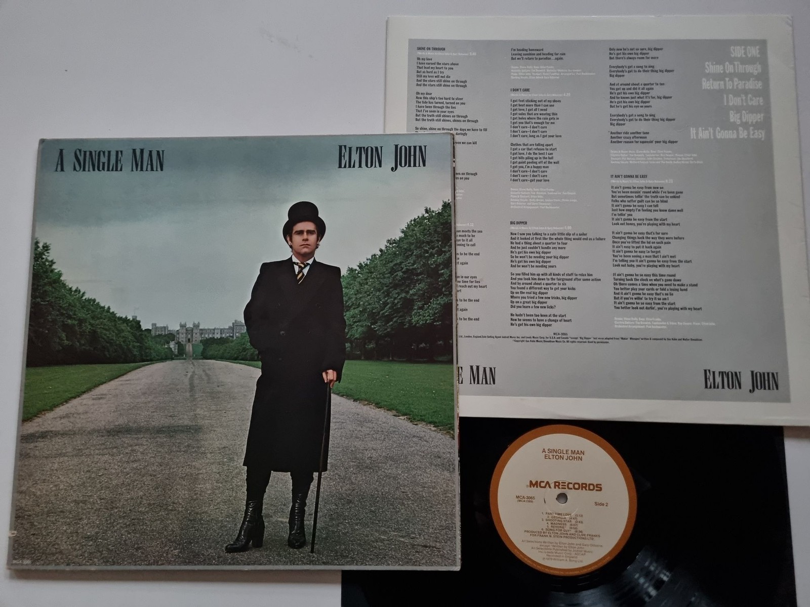 Elton John - A Single Man Vinyl LP US/ incl. Song For Guy