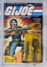 GI Joe Zap Bazooka Soldier MOC Swivel Arm 1983 Vintage Hasbro Free Acrylic Case
