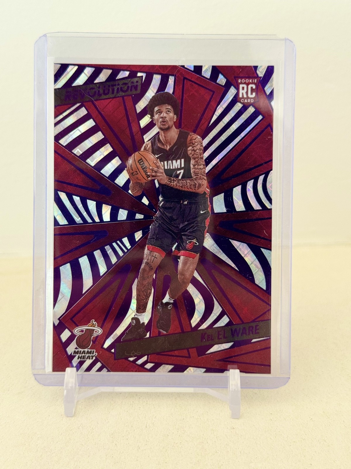 2024-25 Panini Revolution - Rookies Kel'el Ware #102 (RC) Cosmic Parallel /99