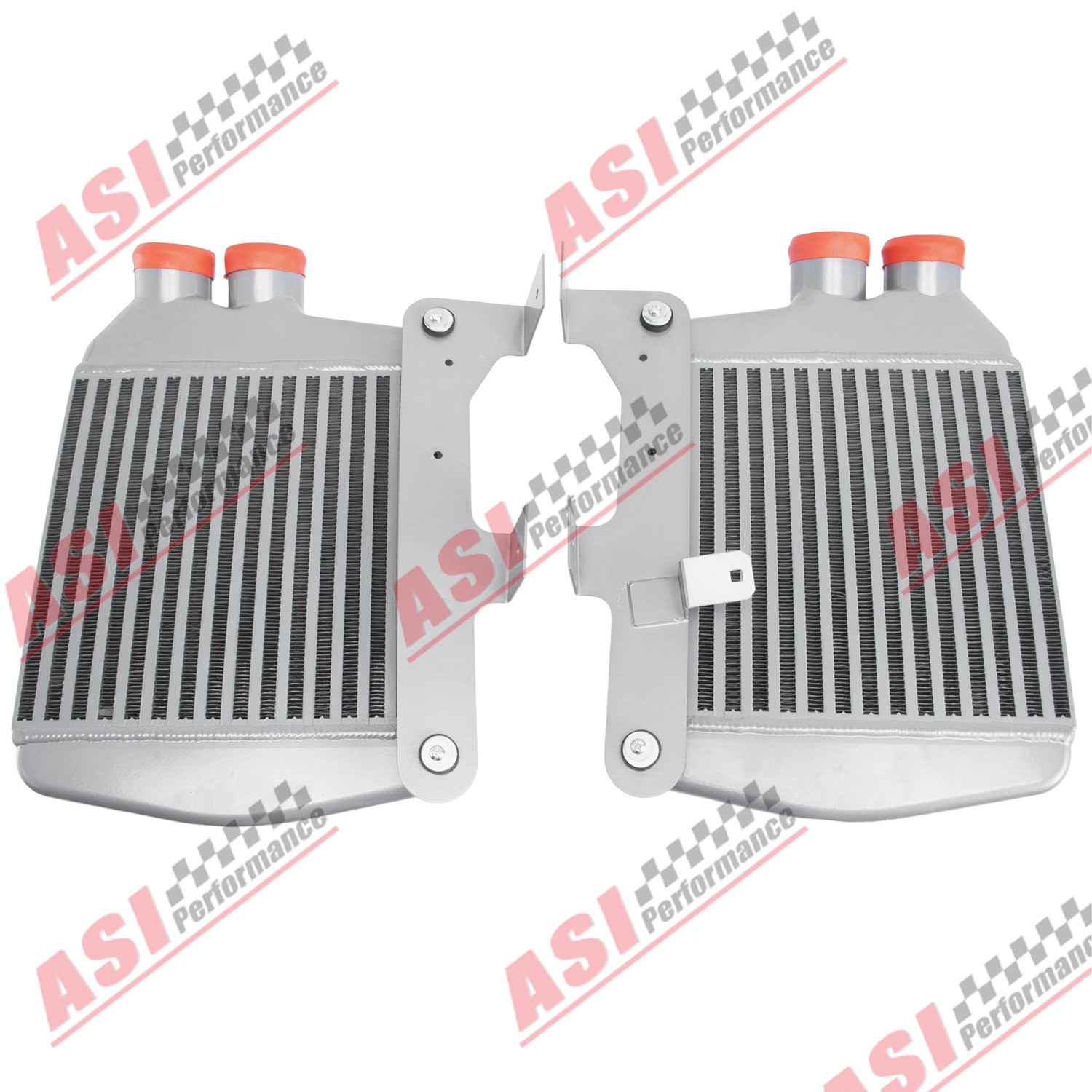 Left+Right Aluminum Intercooler FOR Maserati Ghibli Quattroporte 3.0L 2014-2020