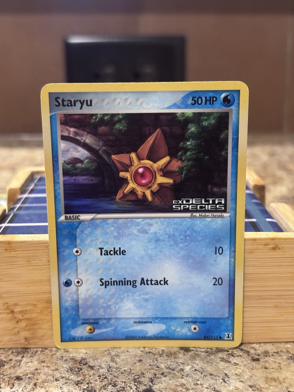 Pokémon TCG - Staryu - 84/113 Delta Species 2005 Reverse Holo Stamped