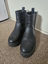 New Look Women's Wide Fit Ankle Boots Size 8