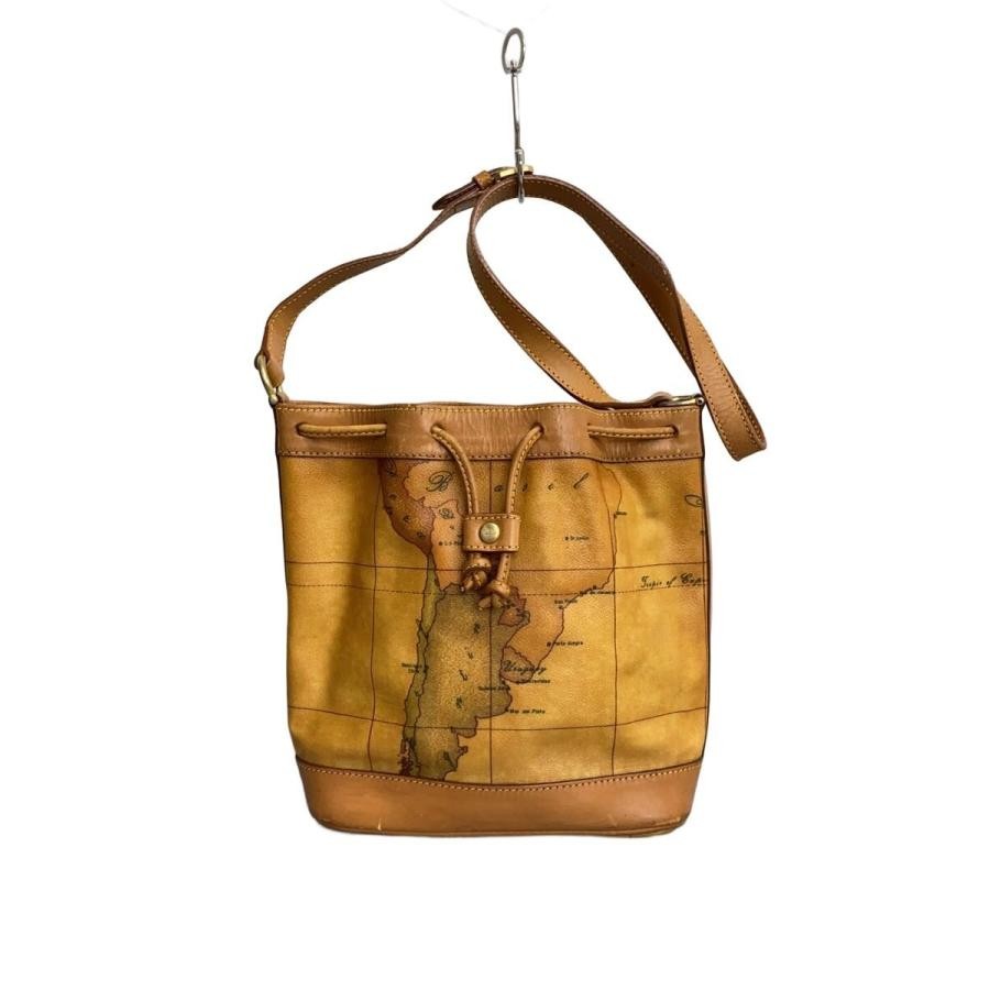 Prima Classe Map Pattern Drawstring Shoulder Bag/… - image 1