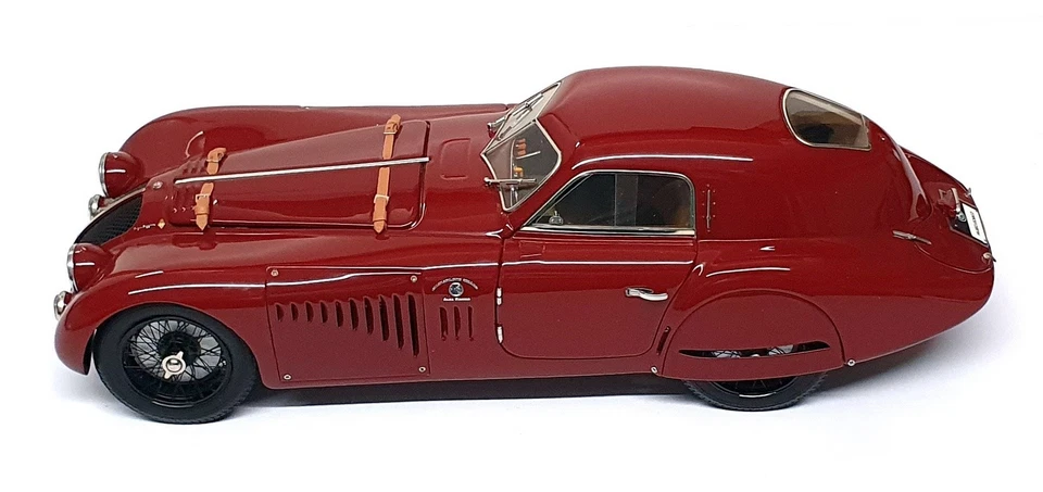 CMC 1/18 Scale M-107 - 1938 Alfa Romeo 8C 2900B Special Touring Coupe - Burgundy — 第 4/4 张图片