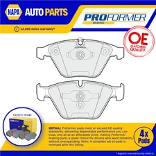 Brake Pads Set fits BMW 630 E63, E64 3.0 Front 04 to 10 Proformer Quality