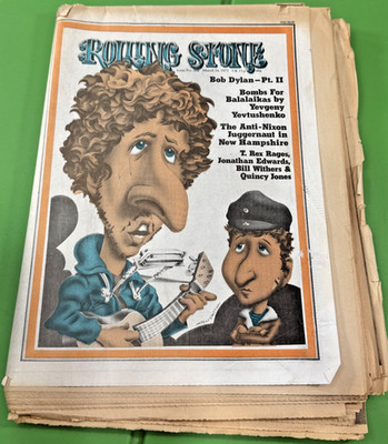 Rolling Stone Magazine #104 Mar. 16, 1972 Bob Dylan Biography Part II