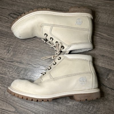 Timberland Boots Size 8 Cream Men display picture 3