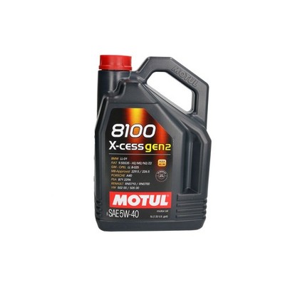 Motoröl MOTUL 109776 8100 X-Cess GEN2 5W40 5L