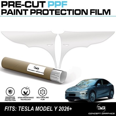 Full Wings Steinschlagschutz PPF Lackschutzfolie für Tesla Model Y 26+