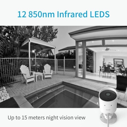 YI 1080P WLAN Überwachungskamera Außen WiFi IP Kamera Outdoor Nachtsicht - Bild 7 von 10