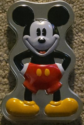 1990s DISNEY Park Time Works MICKEY MOUSE Watch in Collectors Tin & Box--NEW