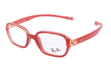 RAY-BAN JUNIOR RB 9074V 3883 ORANGE SQUARE AUTHENTIC KIDS FRAME EYEGLASSES 37-16
