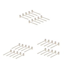 30x Mini Holzhammer aus Leder mit Meeresfr&uuml;chten und Hartholzhammer f&uuml;r Kinder