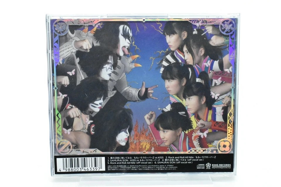 MOMOIRO CLOVER Z VS KISS-YUME NO UKIYO NI SAITEMINA [KISS VER.]-JAPAN CD - Imagem 2 de 2