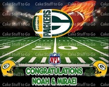 Green Bay Packers Edible Cake Topper Decoration