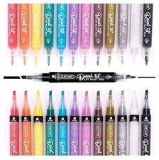 ZEYAR Acrylic Paint Pen, Dual Tip: Board and Extra Fine, 12 Colors AP Certified