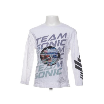 Sonic, Langarmshirt, Größe: 116, Weiß/Mehrfarbig, Print, Unisex (Kinder) #akK