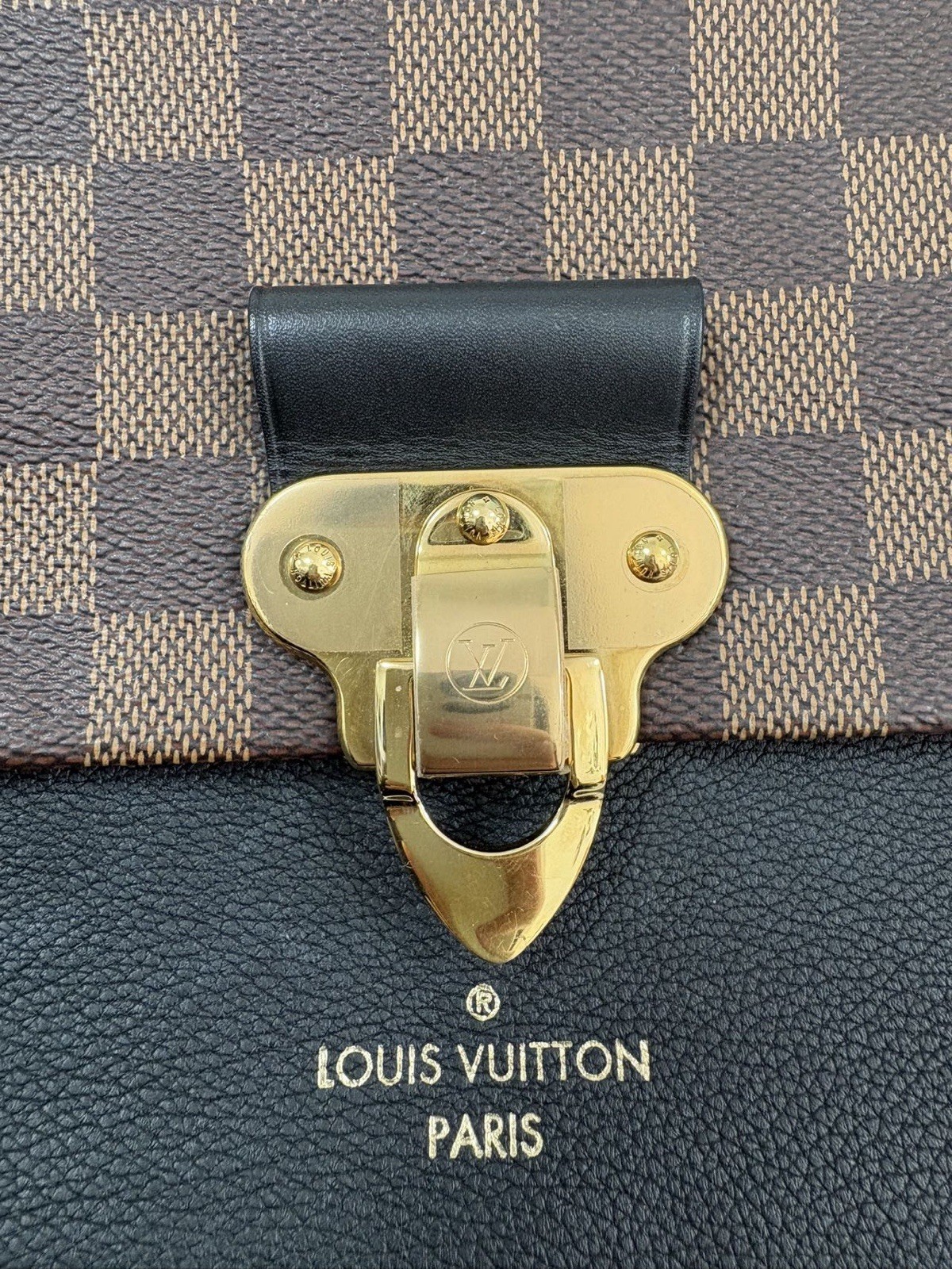 Authentic Pre-owned LOUIS VUITTON Damier Ebene Vavin MM Shoulder Bag image 9