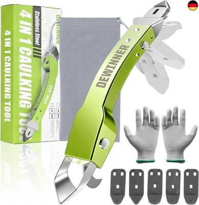 4-in-1 Edelstahl Remover Tool Set, DEWINNER Fugen-Kratzer-Set,