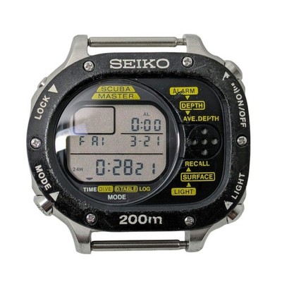 SEIKO Scubamaster M726-5A10 Digital Dive Watch Working