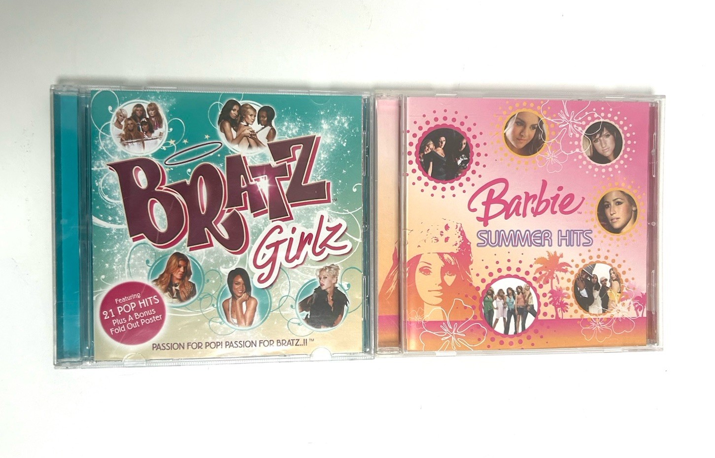 Various Artists Bratz Girlz 2007 / Barbie Summer Hits 2005 CD Compilation Albums