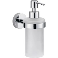 Tesa Smooz 40323-00000-00 Seifenspender 200 Ml Chrom (GläNzend), Weiß