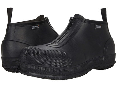 Bogs Overshoe Zip Composite Safety Toe Boot Waterproof Shoe 72767CT Black Men 12