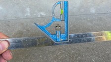 Winkelschmiege 300 mm Metall mit Wasserwaage Anschlagwinkel verstellbar