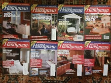 Family Handyman Magazine - Lot of Eight (8) - 1988 & 1990 - Vintage Magazines