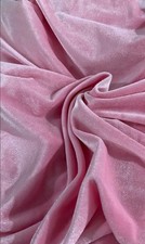 Pink Stretch Velvet - Fabric Sale - By The Yard