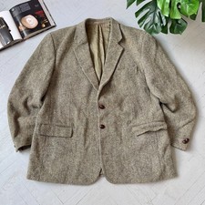 Vintage Harris Tweed Classics Pure Wool Tweed Blazer Jacket Sports Coat XXL 48L